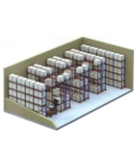 Паллетные стеллажи металлические для склада до 14000 мм